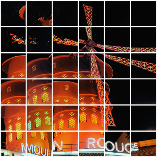 Moulin Rouge by night