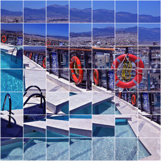 Pool on the top