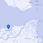 carte de tanger, Nord du Maroc
